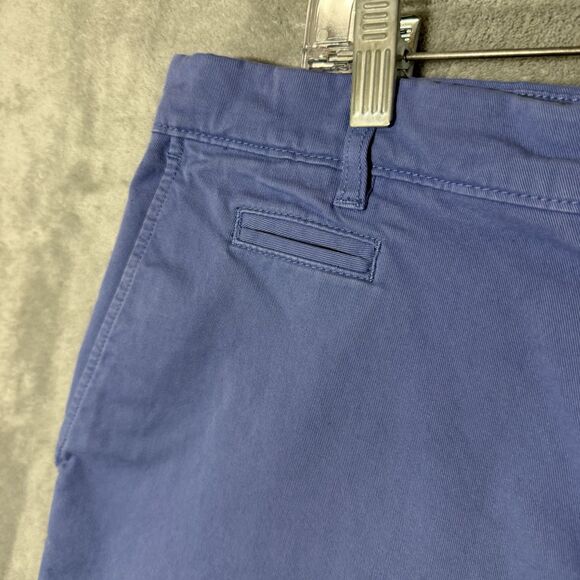 Johnnie O Shorts Mens Size 38 Blue Chino Flat Front Cotton Golf Preppy Spring - Picture 9 of 10